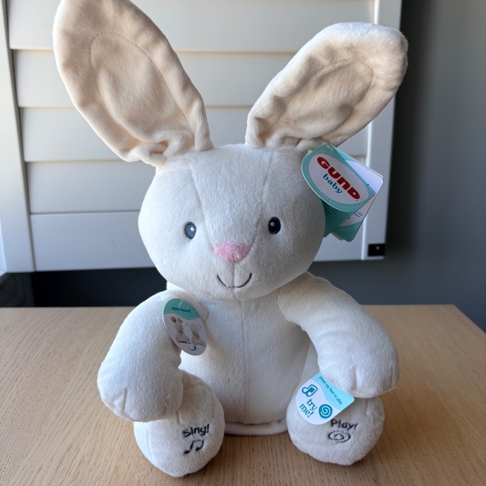 GUND Baby Flora The Bunny Animated Plush, Singing Stuffed Animal Toy - Picture 2 of 5